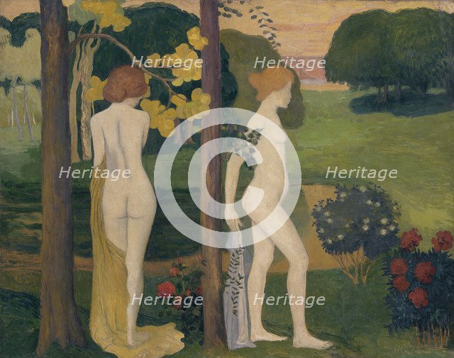 Two nude in a landscape. Artist: Maillol, Aristide (1861-1944)