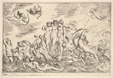 Triumph of Galatea, 1610-42. Creator: Pierre Brebiette.