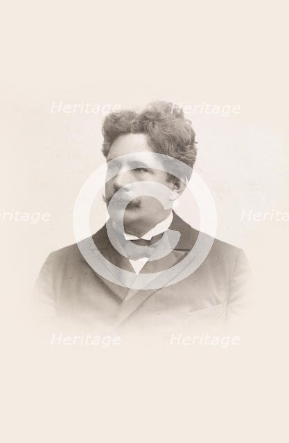Violinist, composer and conductor Johan Halvorsen (1864-1935). Creator: Forbech, Ludvig (1865-1942).