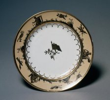 Dinner Plate, c.1805. Creator: Guérhard et Dihl (French), probably by.