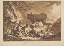 O How Extremely Happy Could Farmers Be, if only they would count their blessings, 1768. Creator: Jean Baptiste Le Prince.