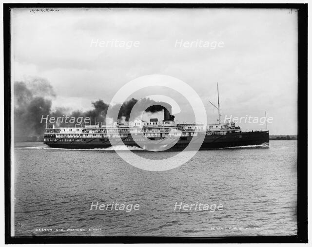 Str. Western States, between 1902 and 1905. Creator: Unknown.