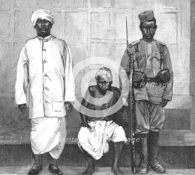 'The Manipur Rebels; The Maharajah of Manipur and Tongal General', 1891. Creator: Unknown.