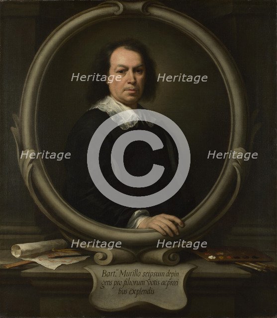 Self-Portrait, c. 1670. Artist: Murillo, Bartolomé Estebàn (1617-1682)