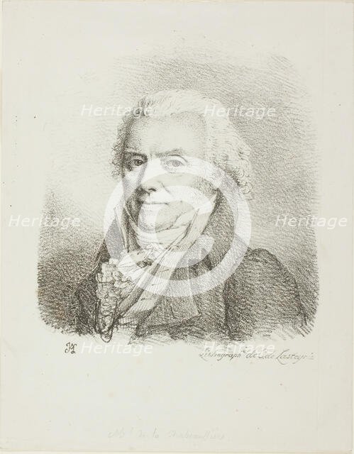 Self-Portrait in a Dark Cloth Coat, c. 1817. Creators: Jean Antoine Laurent, Charles-Philibert de Lasteyrie.