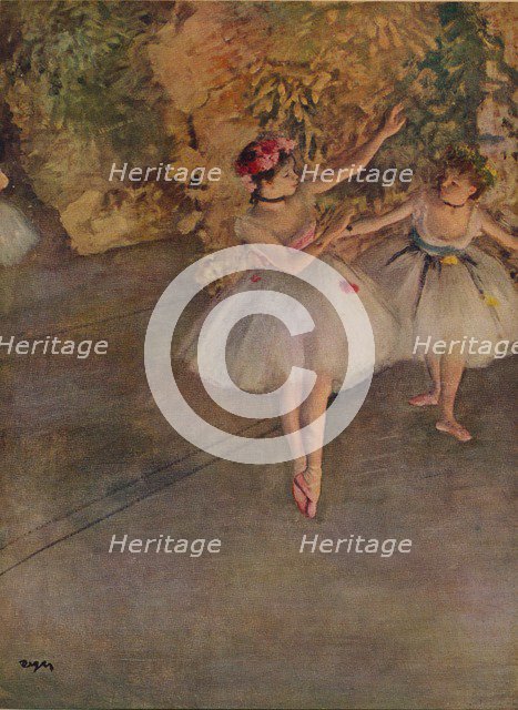 'Two Dancers on Stage',1874.