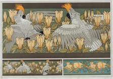 Cockatoos and magnolias, 1897. Creator: Verneuil, Maurice Pillard (1869-1942).