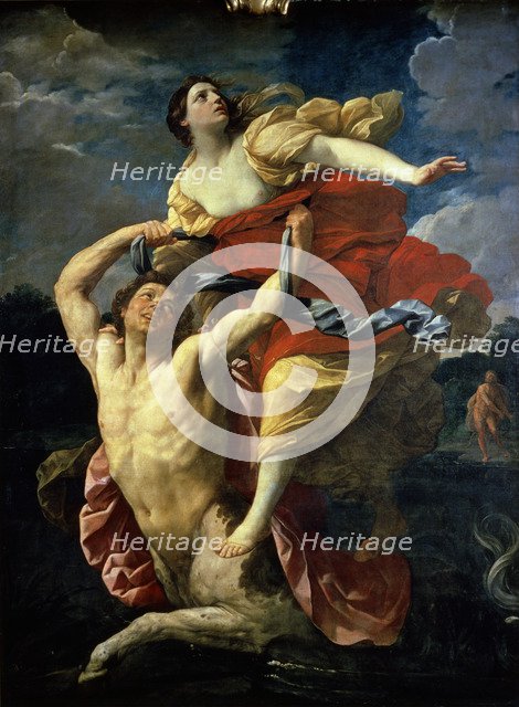  'Dejanire and the Centaur Nessus' work by Guido Reni.