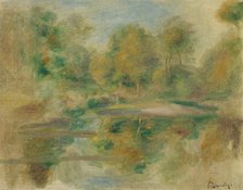 Pond and trees, 1913.