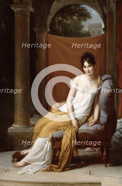 'Portrait of Juliette Recamier', 1805.  Artist: Francois Pascal Simon Gerard