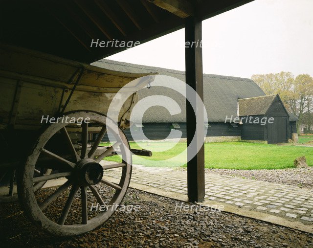 Great Barn from the stables, Avebury Stone Circle, Wiltshire, 1987. Artist: Unknown