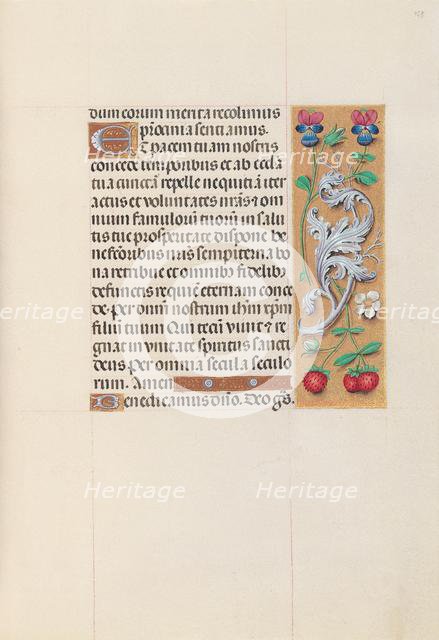 Hours of Queen Isabella the Catholic, Queen of Spain: Fol. 153r, c. 1500. Creator: Master of the First Prayerbook of Maximillian (Flemish, c. 1444-1519); Associates, and.