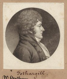 Fothergill, 1802. Creator: Charles Balthazar Julien Févret de Saint-Mémin.