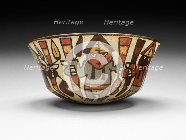 Bowl Depicting a Harvest Dance, 180 B.C./A.D. 500. Creator: Unknown.