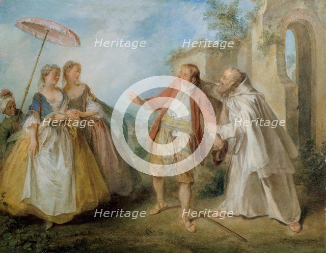 Brother Philippe's Geese, ca. 1736. Creator: Nicolas Lancret.