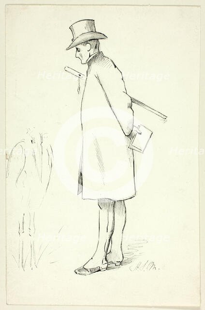 Study for Figure in Episcopal Visitation, n.d. Creator: Henry Stacy Marks.