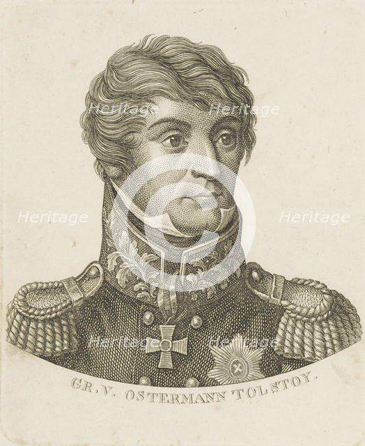 Portrait of Count Alexander Ivanovich Ostermann-Tolstoy (1772-1857), c. 1800. Creator: Anonymous.