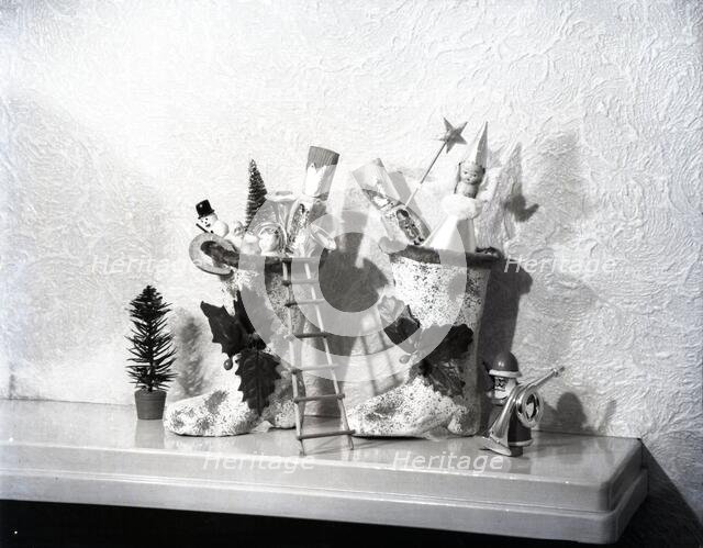 Christmas decorations, c1955. Creator: Arthur Charles Kirby Ware.