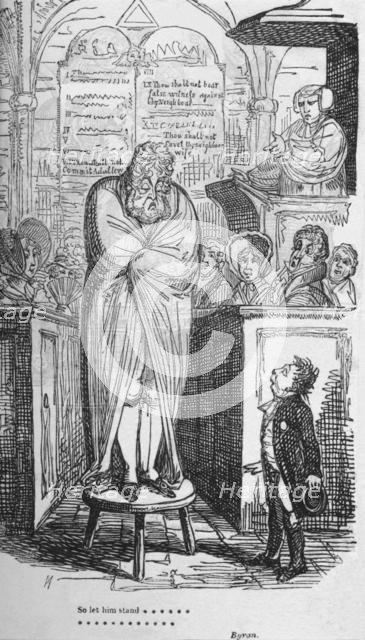 'So let him stand...', c1820. Creator: George Cruikshank.