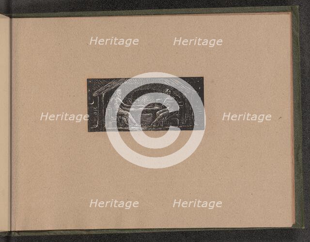 Thenot and Colinet Eat their Evening Meal, 1821. Creator: William Blake.