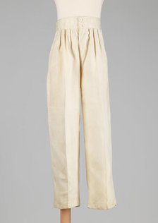 Trousers, American, 1865. Creator: Unknown.