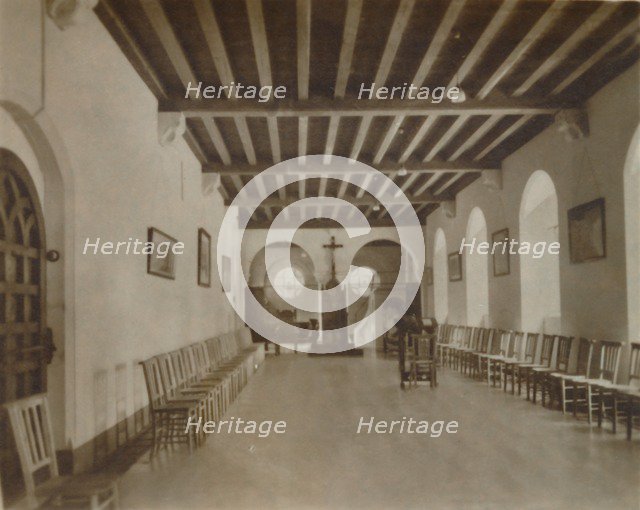 'Chapter Room, Buckfast Abbey', late 19th-early 20th century. Artist: Unknown.