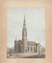 Church of the Pilgrims, Brooklyn, New York, 1844. Creator: Frances Flora Bond Palmer.