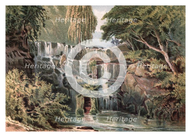 'Cascade at Virginia Water', 1880. Artist: Unknown