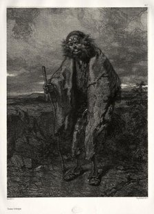 Old and Modern Artists: Thomas Vireloque. Creator: Paul Gavarni (French, 1804-1866).