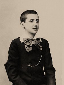 Marcel Proust, 1887. Creator: Nadar, Paul (1856-1939).