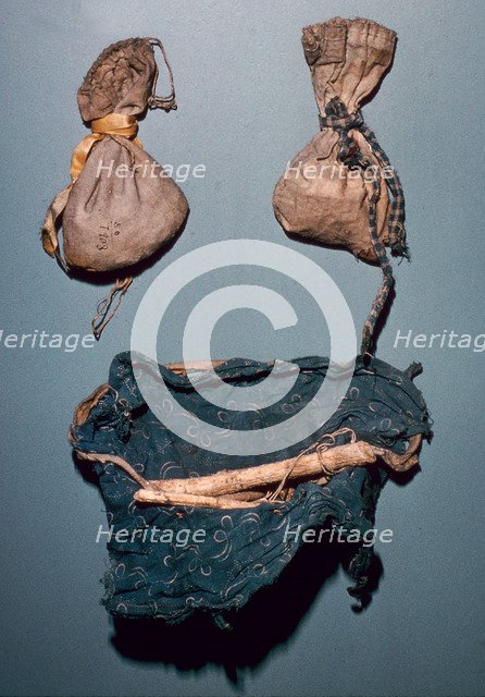 Winebago medicine bundles. Artist: Unknown