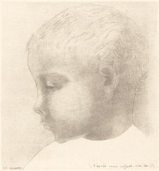 Mon Enfant (My Child), 1892. Creator: Odilon Redon.