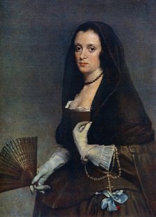 'The Lady with a Fan', c1630-1650, (1912).Artist: Diego Velasquez