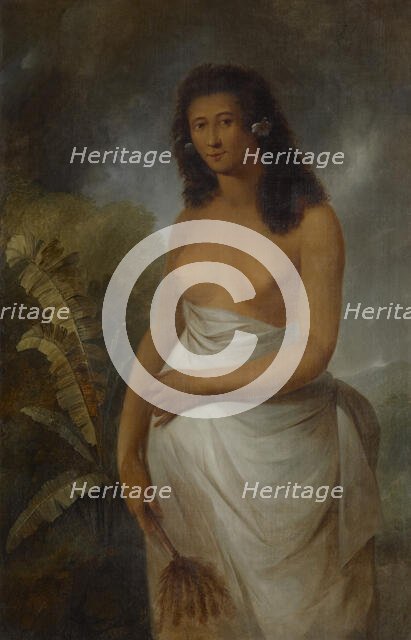 Poedua [Poetua], daughter of Oreo, chief of Ulaietea, one of the Society Isles, 1785. Creator: John Webber.