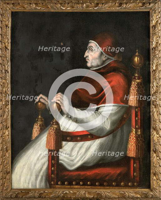 Portrait of Pope Alexander VI (1431-1503), . Creator: Dell'Altissimo, Cristofano (1525-1605).