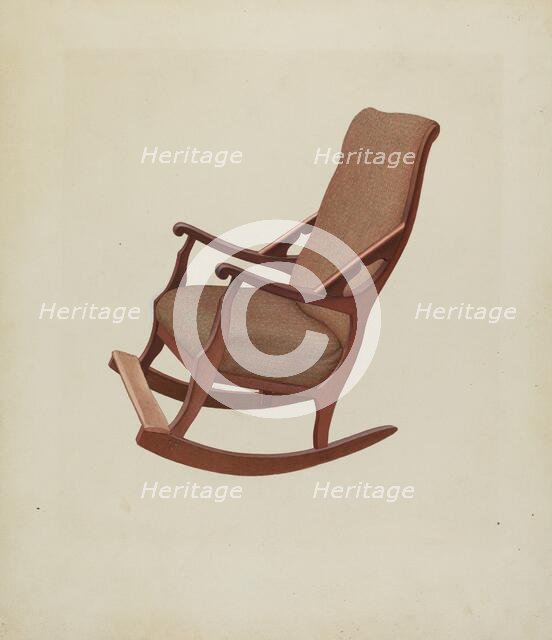 Invalid's Chair, 1937. Creator: Orville A. Carroll.