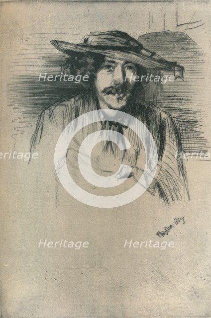 'Whistler', 1859, (1904).  Artist: James Abbott McNeill Whistler.
