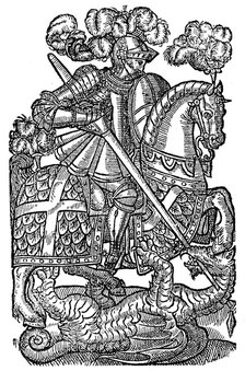 The Redcrosse Knight, 1598, (1893). Artist: Unknown
