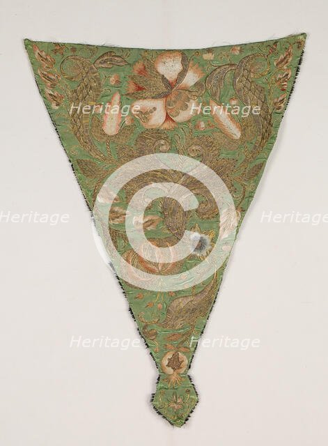 Stomacher, possibly British, 1725-50. Creator: Unknown.