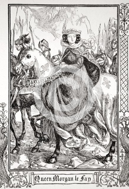 'Queen Morgan le Fay', 1905.  Artist: Dora Curtis