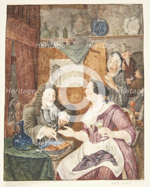 The Love Affair, Second Half of the 17th century. Creator: Brakenburgh, Richard (1650-1702).