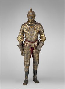 armour of Henry II, King of France (reigned 1547-59), French, possibly Paris, ca. 1555. Creators: Jean Cousin, Baptiste Pellerin.