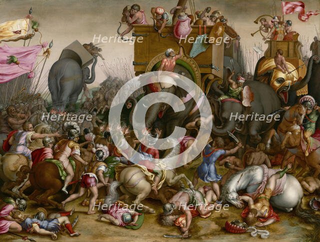 The Battle of Zama, after 1567. Creator: Unknown.