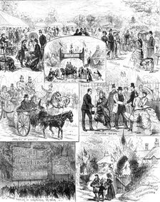 Festivities at Longleat, Wiltshire, Coming of Age of Lord Weymouth, son of the Marquis of Bath, 1883 Creator: Unknown.