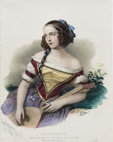 Portrait of the actress Varvara Asenkova (1817-1841).