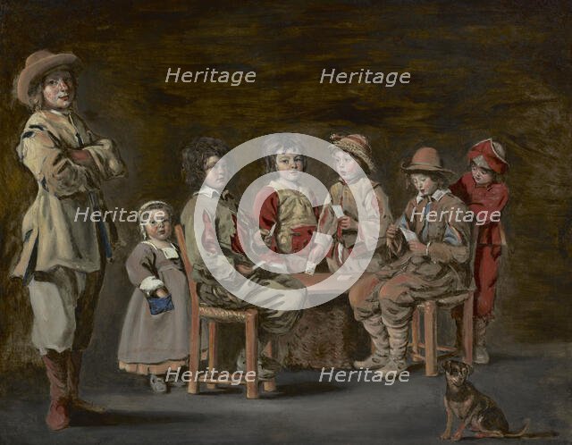 The Young Card Players, 1643. Creator: Antoine Le Nain.