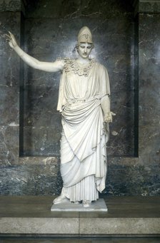 Pallas Athena, goddess of wisdom. Artist: Unknown