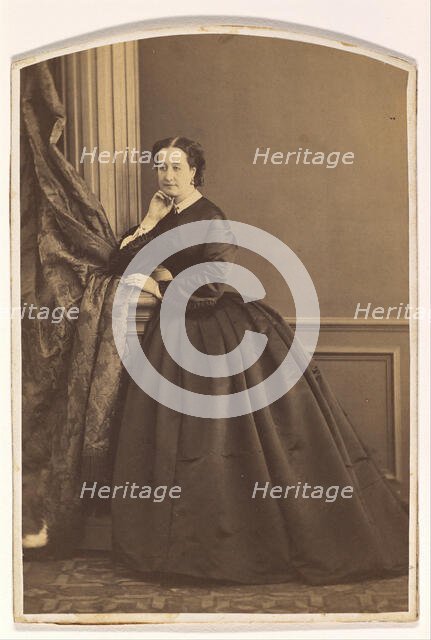 Empress Eugénie, 1860. Creator: Olympe Aguado.