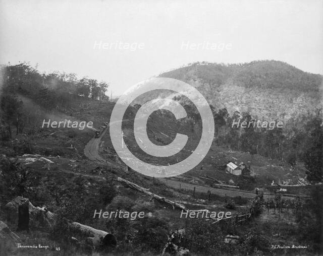 Toowoomba Range Train, c1894. Creator: Poul C Poulsen.