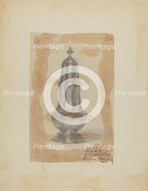 Silver Shaker, 1935/1942. Creator: Eugene Barrell.